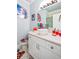 ' bathroom with playful decor and modern vanity at 145 Oak Forest Dr, Oxford, GA 30054