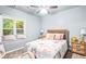 Bedroom with window seat and Parisian decor at 145 Oak Forest Dr, Oxford, GA 30054