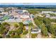 Aerial view showing home, school, and surrounding neighborhood at 2639 Odum St, Snellville, GA 30078