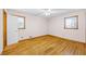 Bedroom with hardwood floors and large closet at 2639 Odum St, Snellville, GA 30078