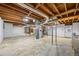 Unfinished basement offering lots of storage space at 2639 Odum St, Snellville, GA 30078