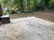 Large concrete patio area in the backyard at 3666 Elkridge Dr, Decatur, GA 30032