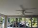 Sunroom with ceiling fan and multiple windows at 3666 Elkridge Dr, Decatur, GA 30032