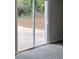 Sliding glass door leading to backyard at 3666 Elkridge Dr, Decatur, GA 30032