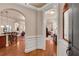 Bright entryway with hardwood floors and views into the living areas at 2300 Peachford Rd # 1209, Atlanta, GA 30338