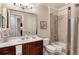 Bathroom with tub, shower, toilet, and vanity at 2300 Peachford Rd # 1209, Atlanta, GA 30338