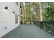 Spacious deck with wooded views and modern railing at 1695 North Nw Ave, Atlanta, GA 30318