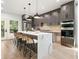 Modern kitchen with large island and stainless steel appliances at 1695 North Nw Ave, Atlanta, GA 30318