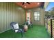 Private balcony overlooking backyard with seating area at 1695 North Nw Ave, Atlanta, GA 30318
