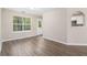 Dining area with access to kitchen and backyard at 6943 Fairway Trl, Austell, GA 30168