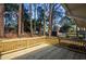 Spacious back deck overlooks a private wooded backyard at 1328 White Oak Se St, Conyers, GA 30013