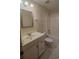 Main floor bathroom with a tub, shower, and vanity at 3598 Brock Rd, Duluth, GA 30096