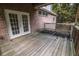 Large wooden deck with access from interior and exterior at 3598 Brock Rd, Duluth, GA 30096