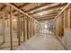 Unfinished basement with framing and utilities roughed in at 661 Hugh Sw St, Atlanta, GA 30310