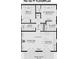 750 sq ft floorplan showing kitchen, living room, and bedrooms at 2715-5 Cheney St, East Point, GA 30344