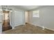 Bright bedroom with carpet flooring and spacious closet at 6275 S Skyline Dr, Douglasville, GA 30135