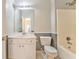 Bathroom with a white vanity and bathtub at 3510 Long Lake Dr, Douglasville, GA 30135