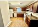 Well-equipped kitchen featuring ample cabinetry and flooring at 278 Privette Sw Rd, Marietta, GA 30008