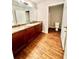 Bathroom with a toilet and double sink vanity at 278 Privette Sw Rd, Marietta, GA 30008