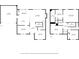 Detailed two-story floor plan with dimensions for each room at 200 Haleys Ct, Woodstock, GA 30188