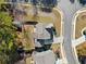 A top-down view of the property and its roof at 200 Haleys Ct, Woodstock, GA 30188