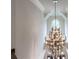 Large, modern chandelier in a two-story foyer at 3960 Carissa Trce, Cumming, GA 30040