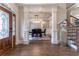 Elegant entryway with view into formal dining room at 3960 Carissa Trce, Cumming, GA 30040