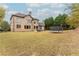 Spacious backyard with patio and trampoline at 3960 Carissa Trce, Cumming, GA 30040