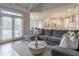 Bright living room with hardwood floors and access to backyard at 3960 Carissa Trce, Cumming, GA 30040