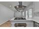 Modern kitchen with island and stainless steel appliances at 1365 Renee Dr, Decatur, GA 30035