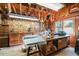 Spacious workshop, well-organized with various tools and workbenches at 5892 Smoke Rise Ct, Stone Mountain, GA 30087
