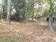 Wooded backyard with a chain link fence at 8060 Northcrest Dr, Jonesboro, GA 30238