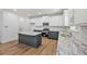 Spacious kitchen with granite countertops and an island at 2126 Seavey Dr, Decatur, GA 30032