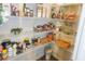 Well-organized pantry with ample shelving for storage at 573 Auburn Crossing Dr, Auburn, GA 30011