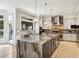 Modern kitchen featuring a large island and granite countertops at 2140 Meadowcliff Ne Dr, Atlanta, GA 30345