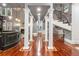 Grand entryway with hardwood floors and stunning columns at 1416 Walcutts Nw Way, Marietta, GA 30064