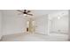 Large bedroom with ceiling fan and double closets at 5417 Trentham Dr, Dunwoody, GA 30338