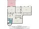 Layout of the home's basement, including bedrooms, Gathering room, and bath at 9140 N Links Dr, Covington, GA 30014