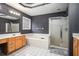 Main bathroom with a garden tub and separate shower at 9140 N Links Dr, Covington, GA 30014