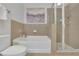 Bathroom with soaking tub and separate shower at 3324 Peachtree Ne Rd # 2905, Atlanta, GA 30326