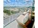 Private balcony with outdoor seating and scenic city views at 361 17Th Nw St # 1223, Atlanta, GA 30363