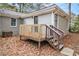 Newly added deck with stairs, perfect for outdoor entertaining at 2435 Wood Valley Dr, Atlanta, GA 30344