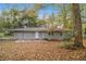 House backyard with trees and patio at 3449 Misty Valley Rd, Decatur, GA 30032