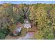 Aerial view of property showing house and outbuildings at 520 Mcdonough Rd, Hampton, GA 30228