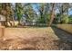 Large backyard with wooden privacy fence at 1870 S Columbia Pl, Decatur, GA 30032