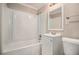 Clean bathroom with a tub and shower at 1870 S Columbia Pl, Decatur, GA 30032
