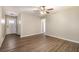 Bright entryway with vinyl plank flooring and interior door at 2910 Delowe Dr, Atlanta, GA 30344
