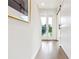 Bright entryway with hardwood floors and barn door at 1641 Mcnaught Dr # 35, Atlanta, GA 30317