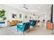 Open concept living and dining area with modern furniture at 1641 Mcnaught Dr # 35, Atlanta, GA 30317