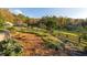 Landscaped yard with retaining wall and pine straw at 2292 Acworth Due West Nw Rd, Acworth, GA 30101